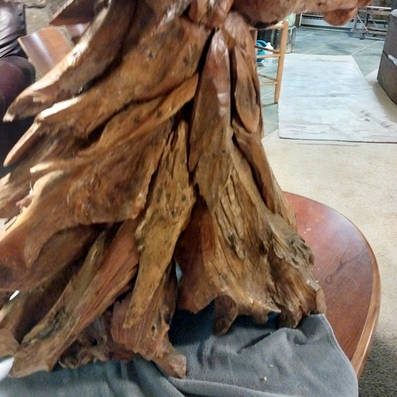 Hand made master crafted driftwood horse 3ft t x 36'l x18'w.driftwood brown - Picture 15 of 16